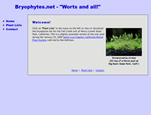 Tablet Screenshot of bryophytes.net